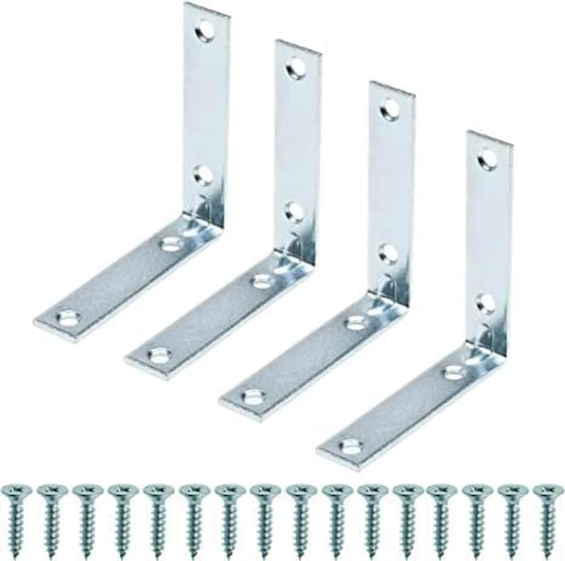 Mascot Hardware Zinc-Plated Corner Brace (4-Pack)-(20-Pack)