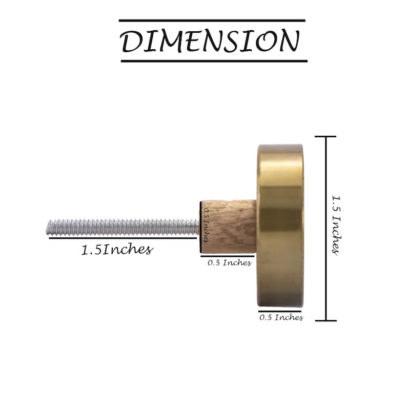 Mascot Hardware Golden 1-3/5 in. Checkered Drawer Cabinet Knob (Pack of 10)
