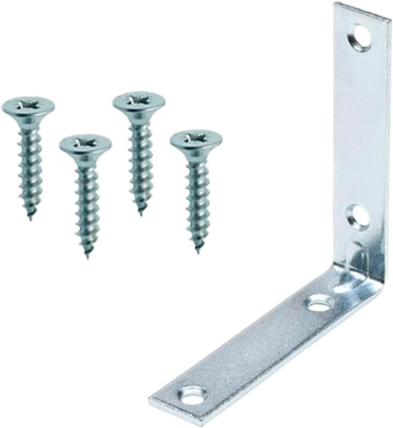 Mascot Hardware Zinc-Plated Corner Brace (4-Pack)-(20-Pack)