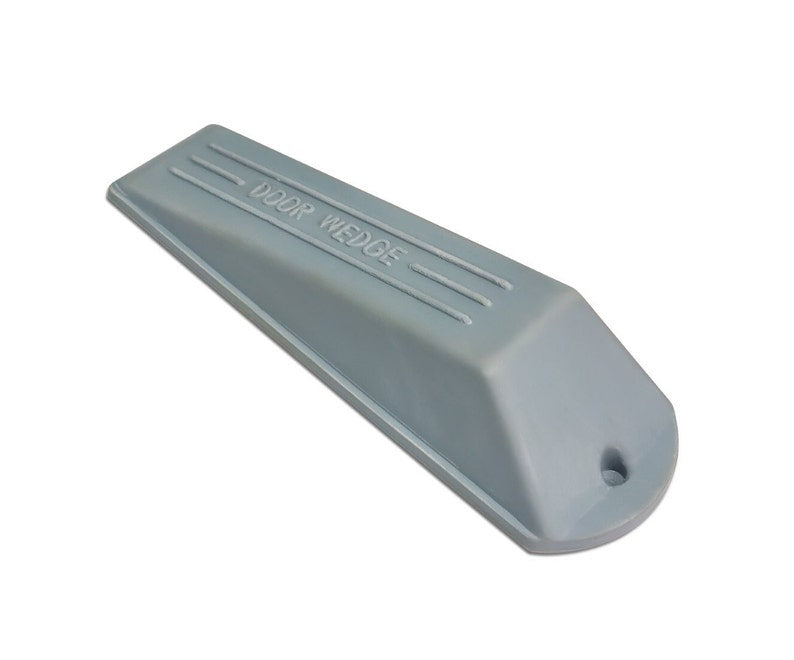 Mascot Hardware Grey Rubber 5-1/3 in. Door Stop Wedge