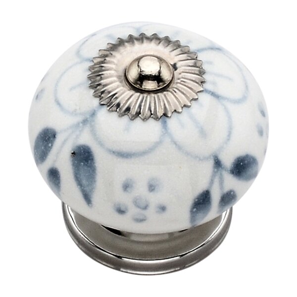 Calendula Washed 1-4/7 in. Grey Cabinet Knob (Pack of 10)