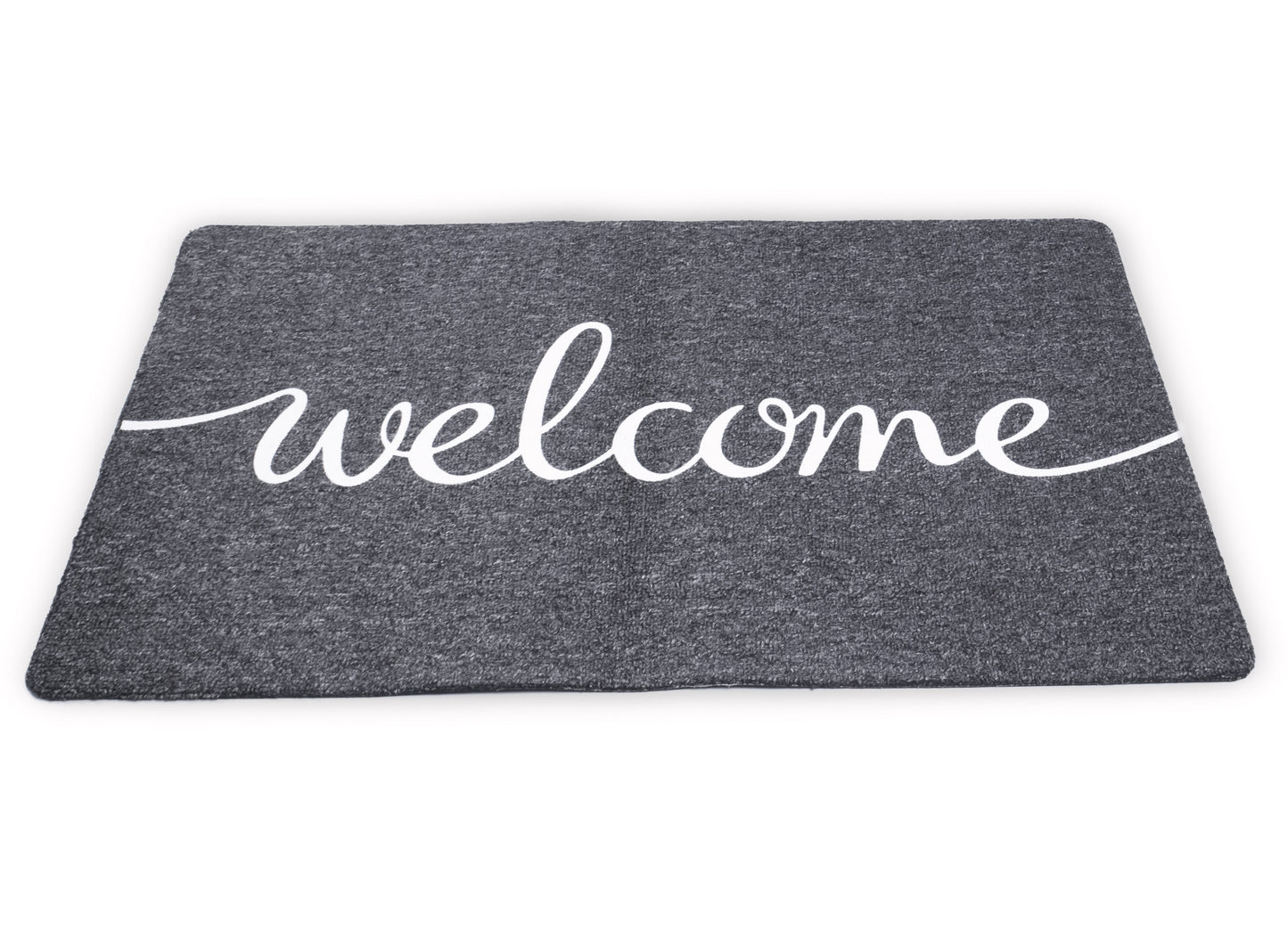 Welcome Mats, 30" x 18" Outdoor/Indoor Non-Slip Doormat for Entryway