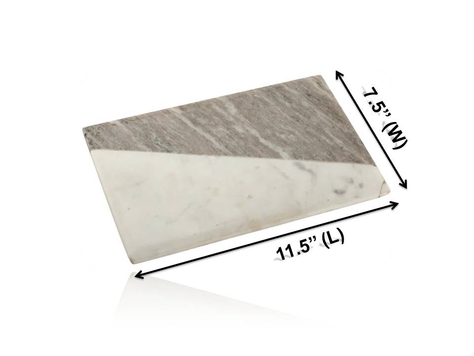 Mascot Hardware Chop-N-Slice 11.5 in. x 7.5 in. Rectangle Marble Cutting Board