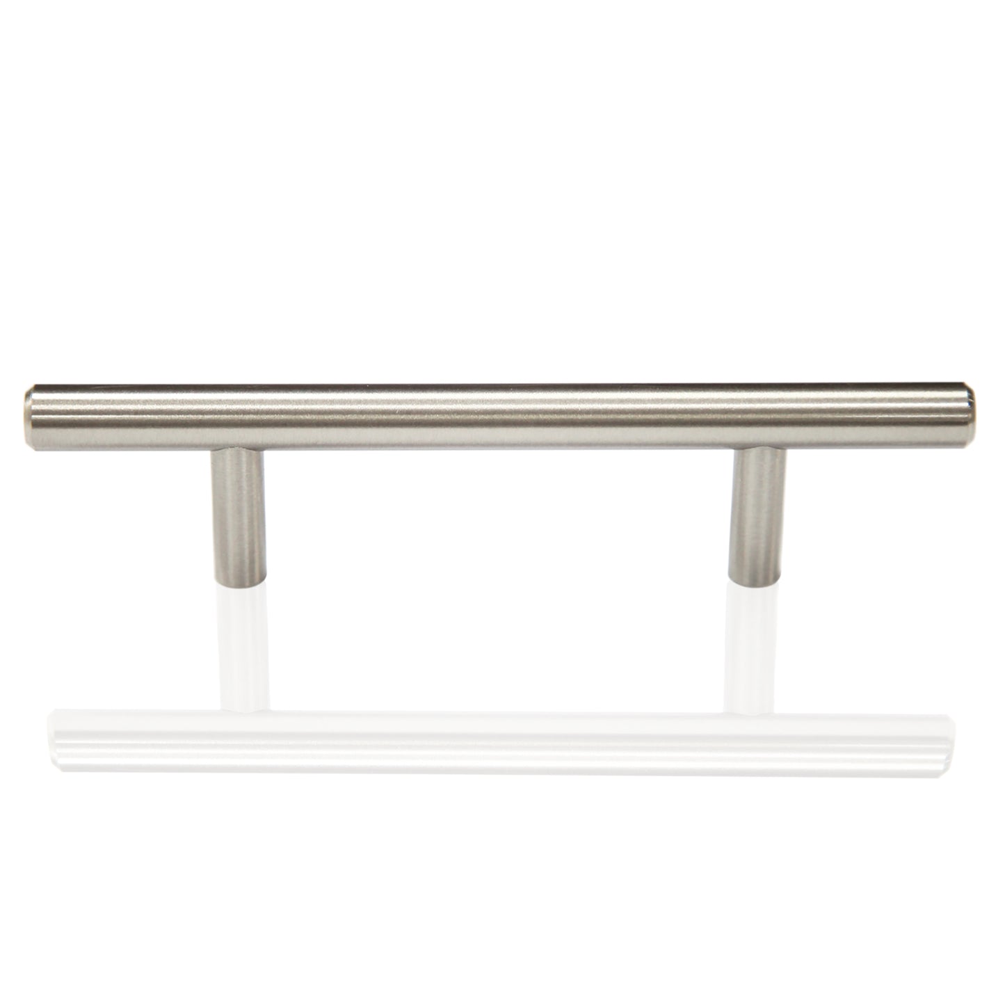 Round Bar 3 in. (76mm) Satin Nickel Drawer Pull (10-Pack)