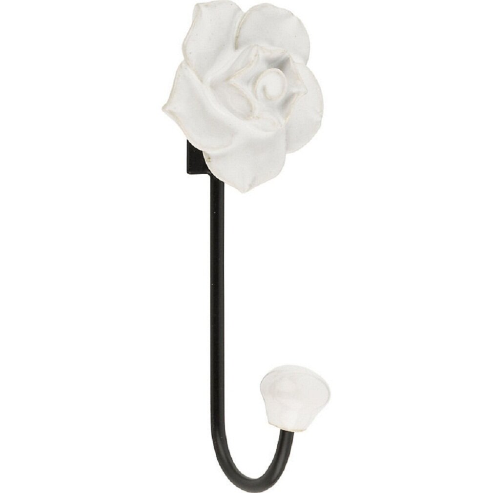 Mascot Hardware Pink Flower 2.16'' Wide Rose Wall Hook