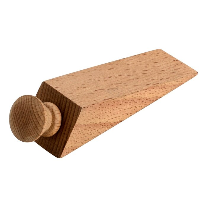 Mascot Hardware Decorative Wood Wedge Floor Stop