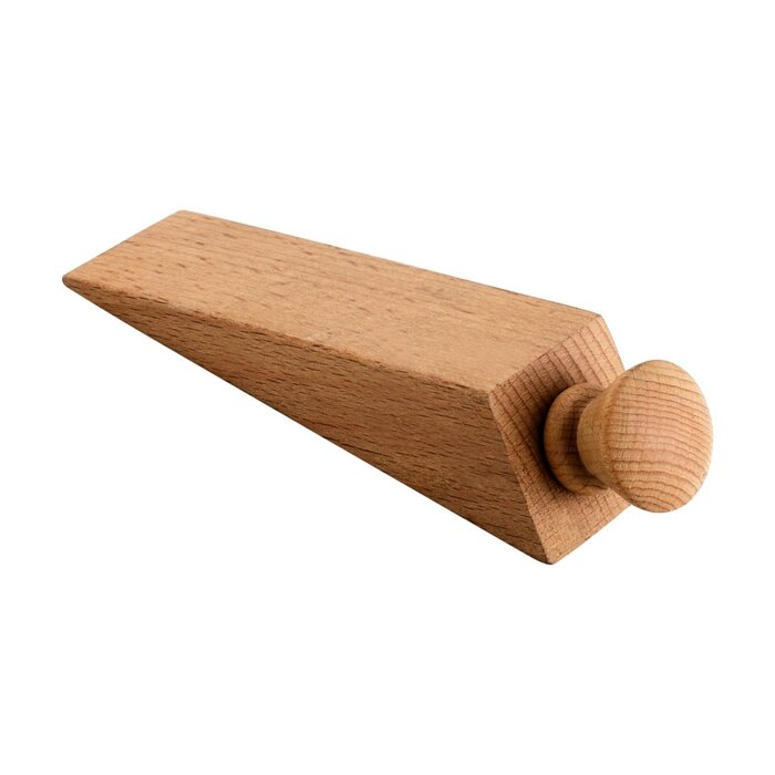 Mascot Hardware Decorative Wood Wedge Floor Stop