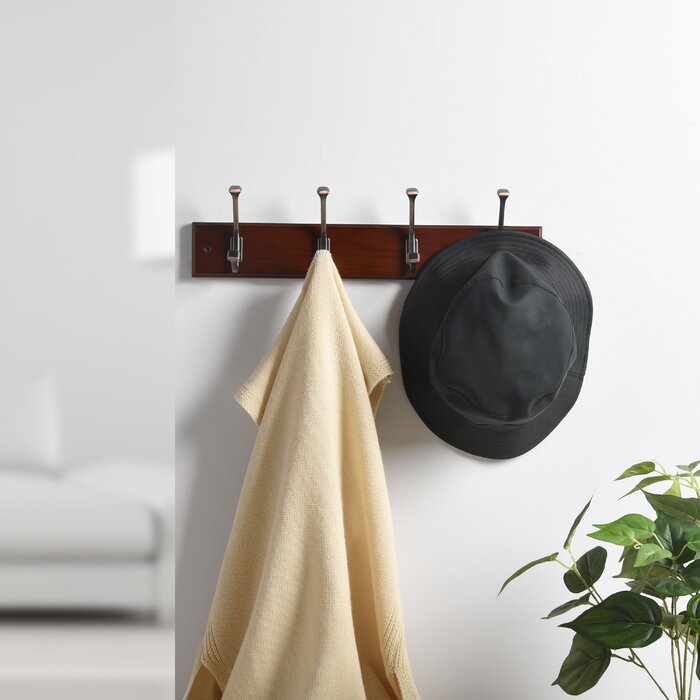 Hammondale 18'' Wide 4 - Hook Wall Mounted Coat Rack