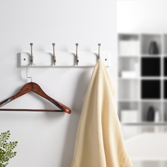 Hammondale 18'' Wide 4 - Hook Wall Mounted Coat Rack