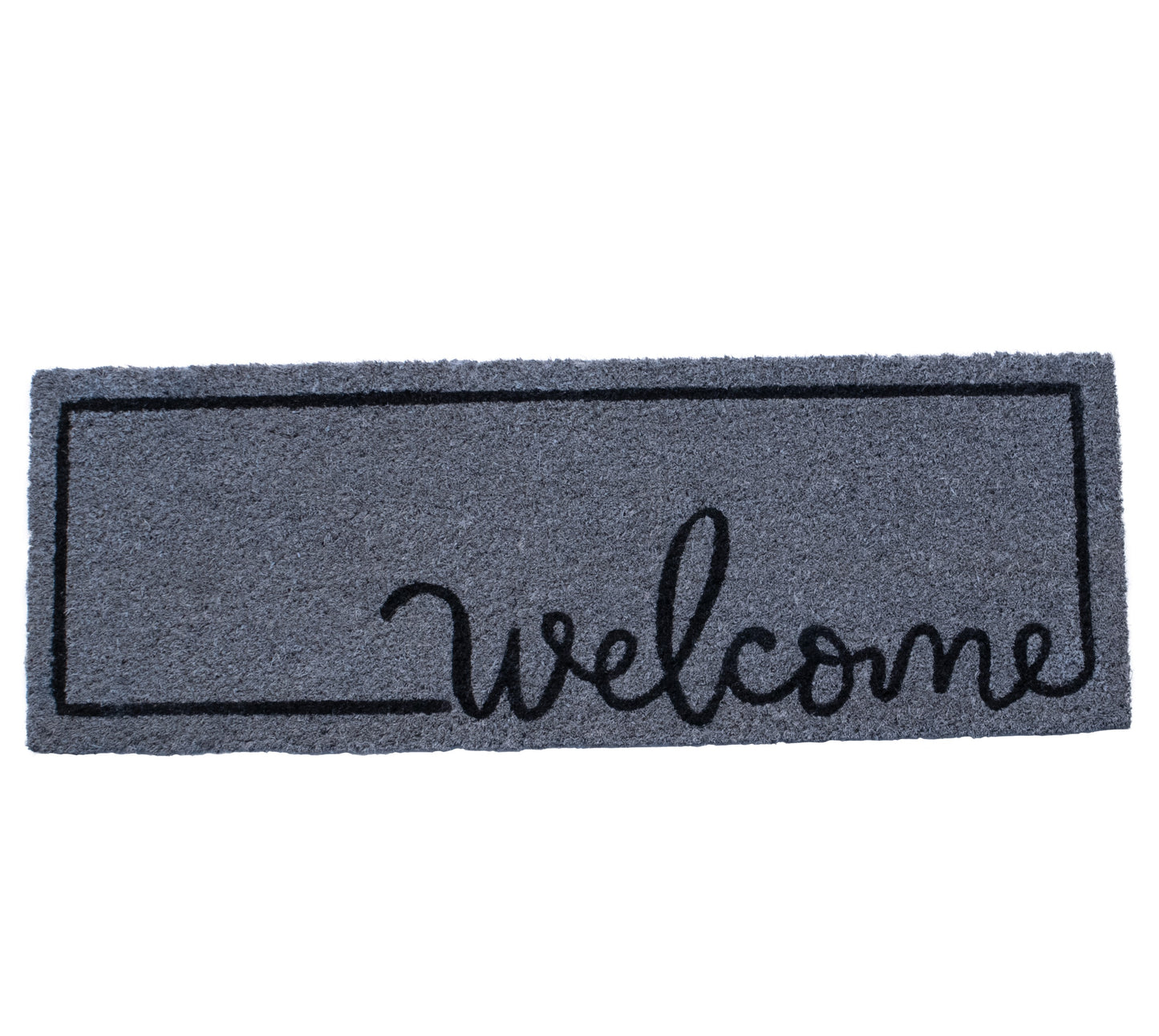 Welcome'' Home'' Hello'' Rubber Non-Slip 30'' x 10'' Indoor Outdoor Doormat