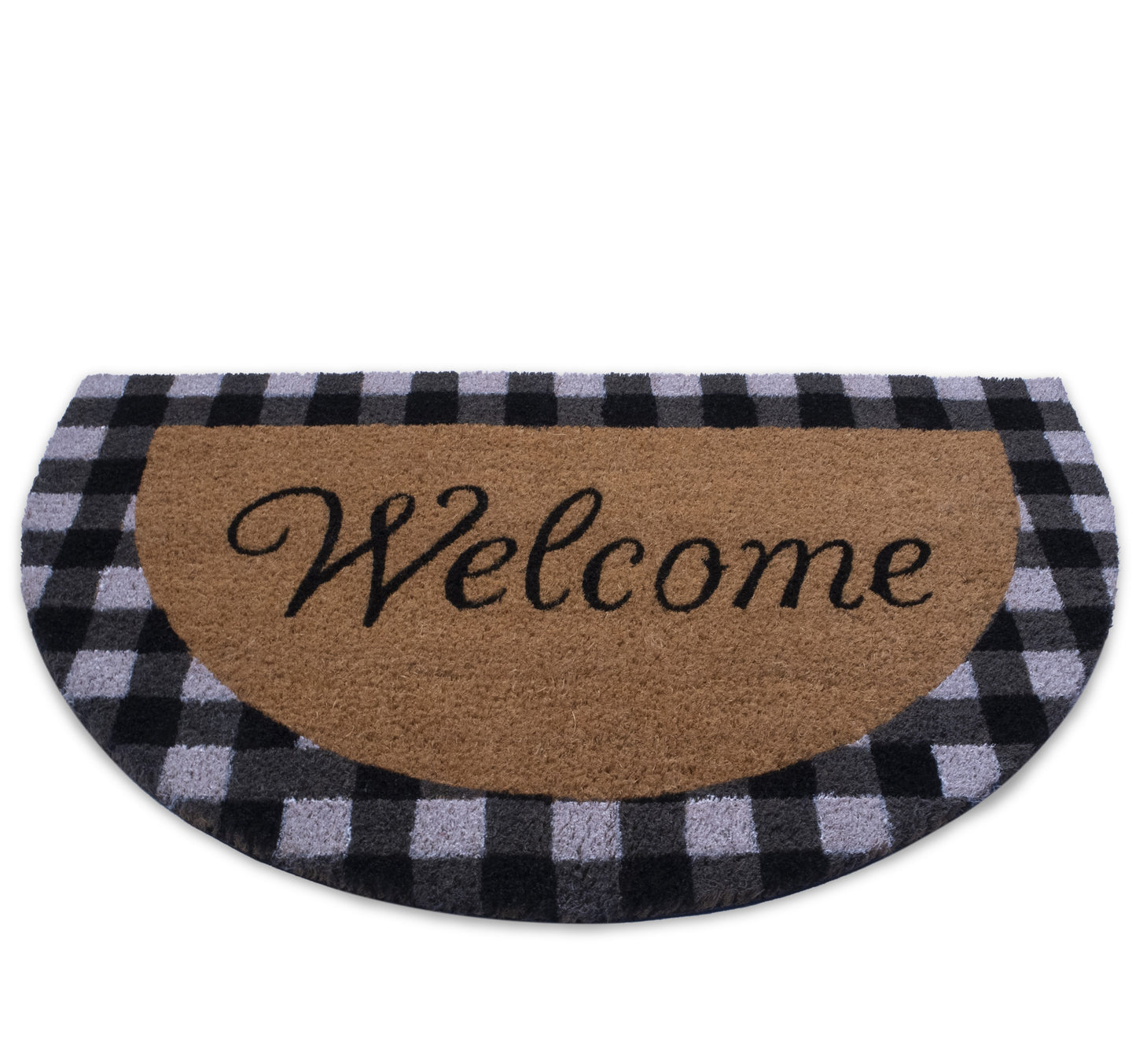 Welcome Natural Coir Non Slip 28 in. x 18 in. Indoor Outdoor Doormat