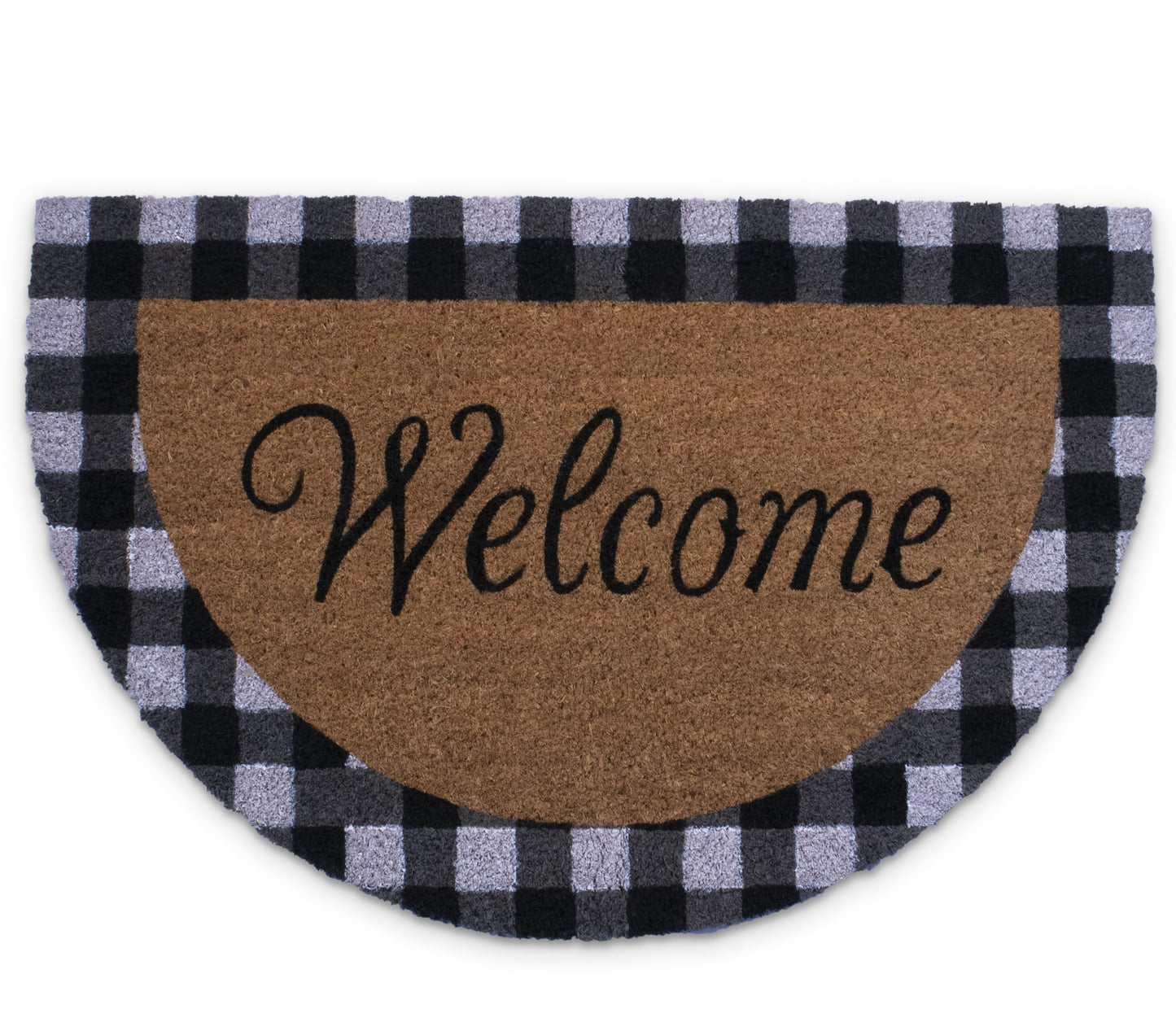 Welcome Natural Coir Non Slip 28 in. x 18 in. Indoor Outdoor Doormat