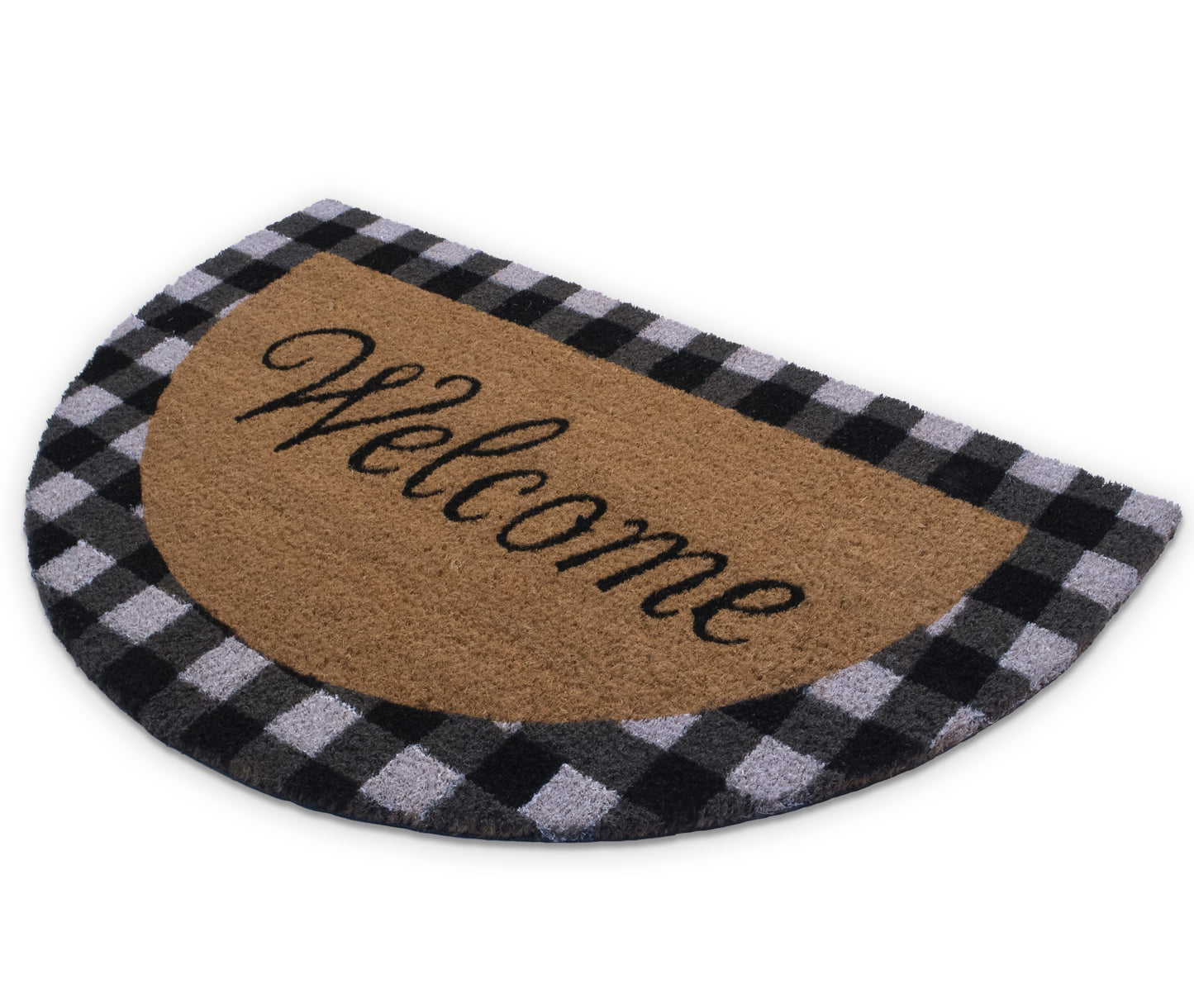 Welcome Natural Coir Non Slip 28 in. x 18 in. Indoor Outdoor Doormat