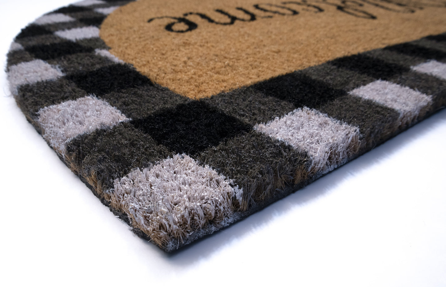Welcome Natural Coir Non Slip 28 in. x 18 in. Indoor Outdoor Doormat