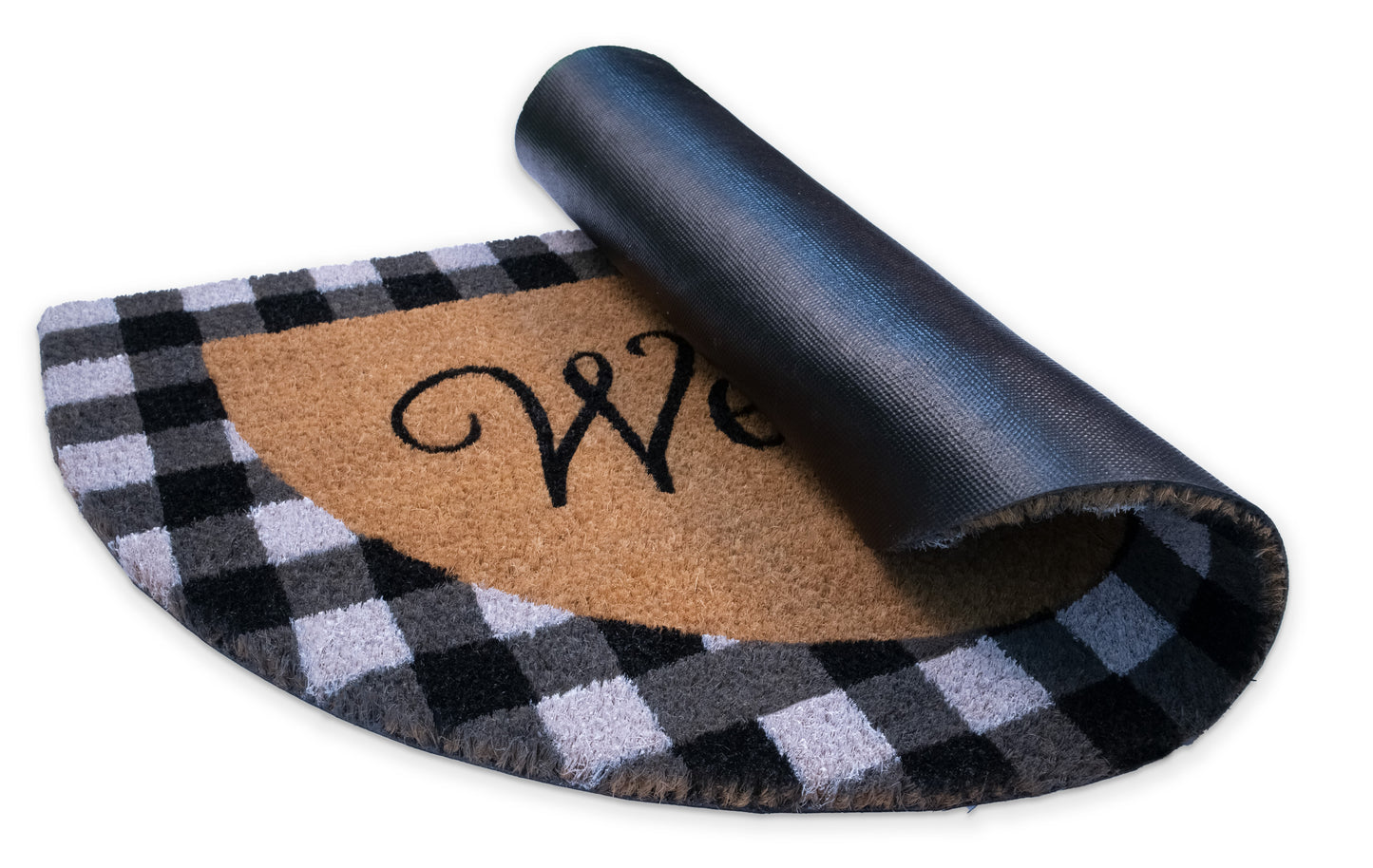 Welcome Natural Coir Non Slip 28 in. x 18 in. Indoor Outdoor Doormat