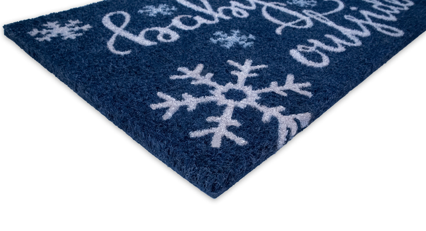 Baby It's Cold Outside Collection 28 in. x 18 in. Non Slip Indoor Outdoor Doormat