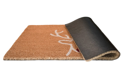 Natural Coir Doormat 28 in. x 18 in. Indoor and Outdoor Coir Mat Decoration