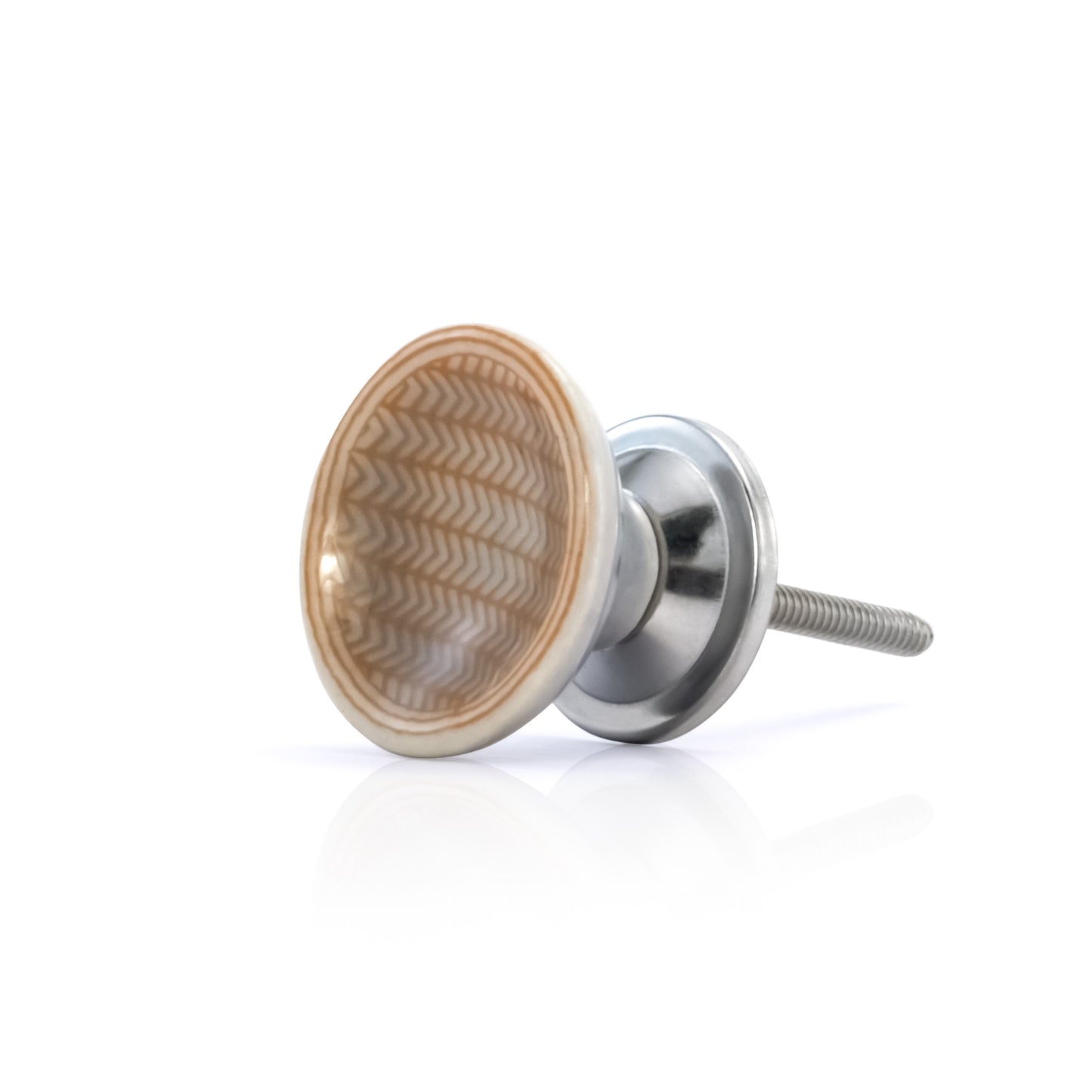 Mascot Hardware Arrow Pattern 1-4/7 in. Cupped Drawer Cabinet Knob