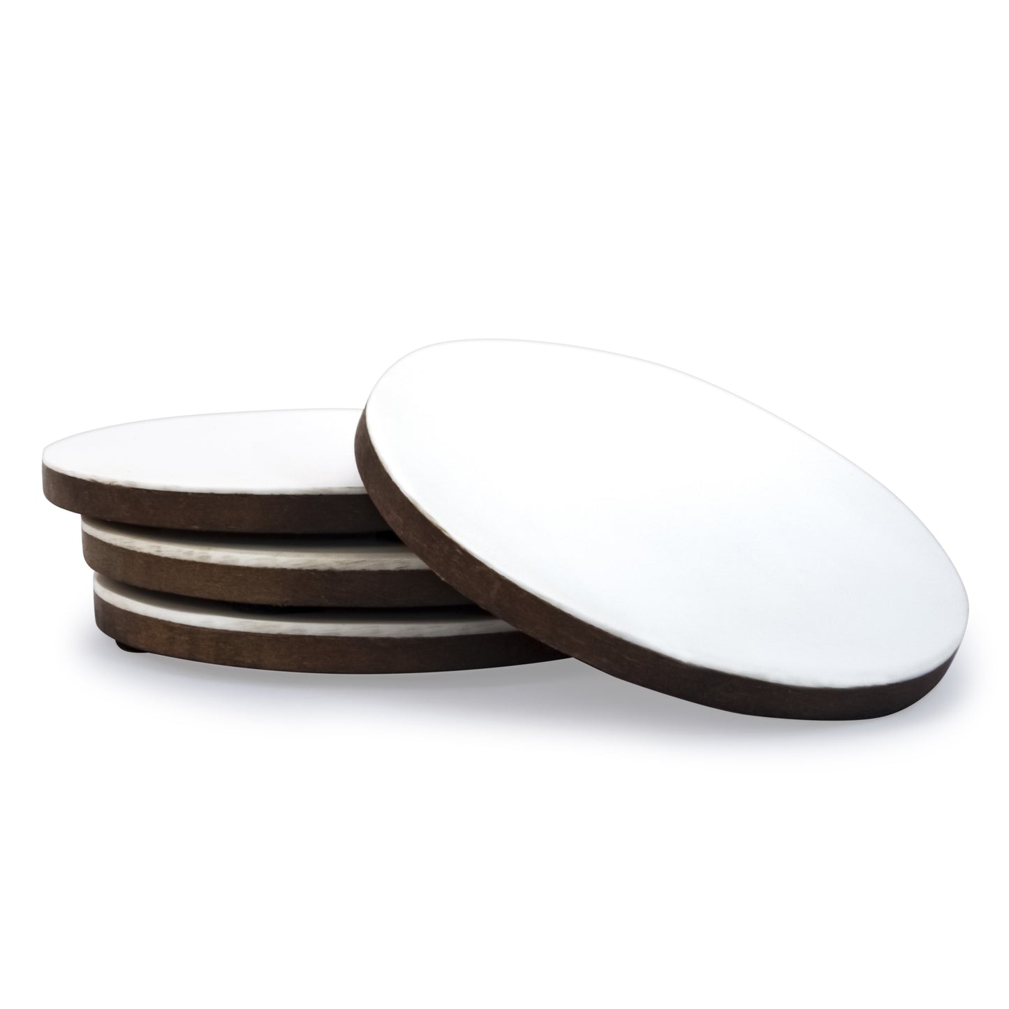 Mascot Hardware Brick Bond Cream Wooden Coaster Set of 4
