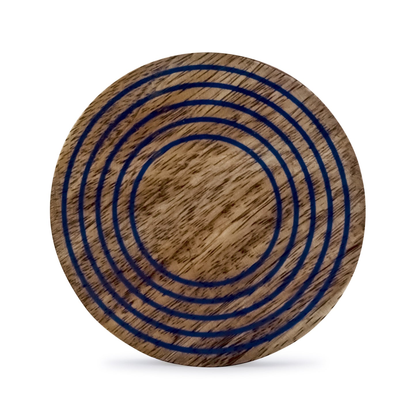 Mascot Hardware Ringed Wooden Coaster Set of 4