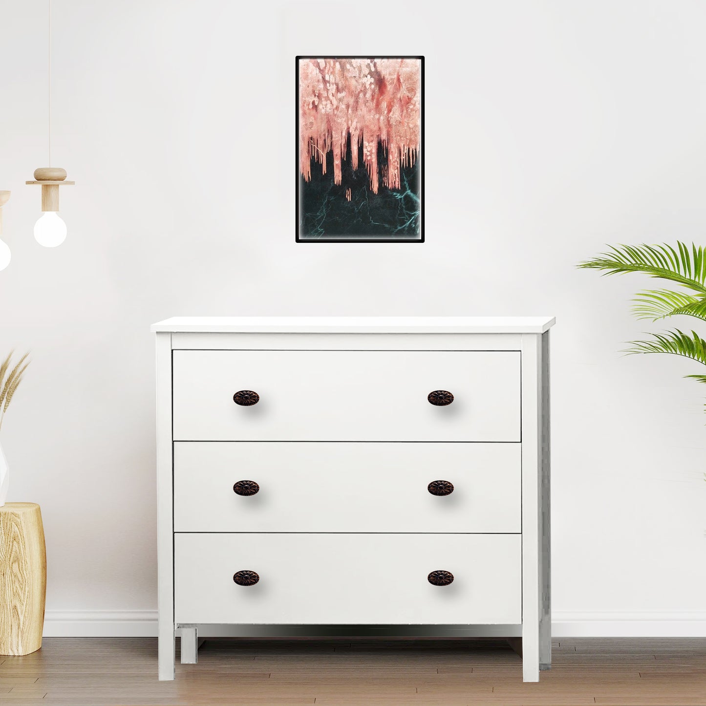 Mascot Hardware Floral Bead 2 in. Patina Drawer Cabinet Knob