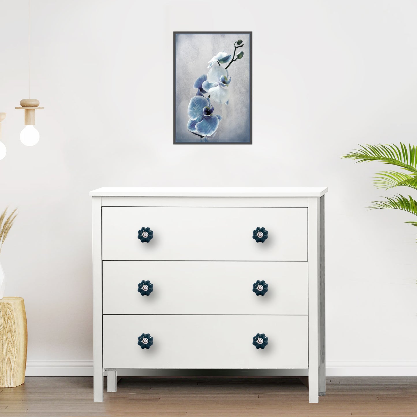 Mascot Hardware Fluted 1-2/3 in. (42mm) Sea Green Drawer Cabinet Knob