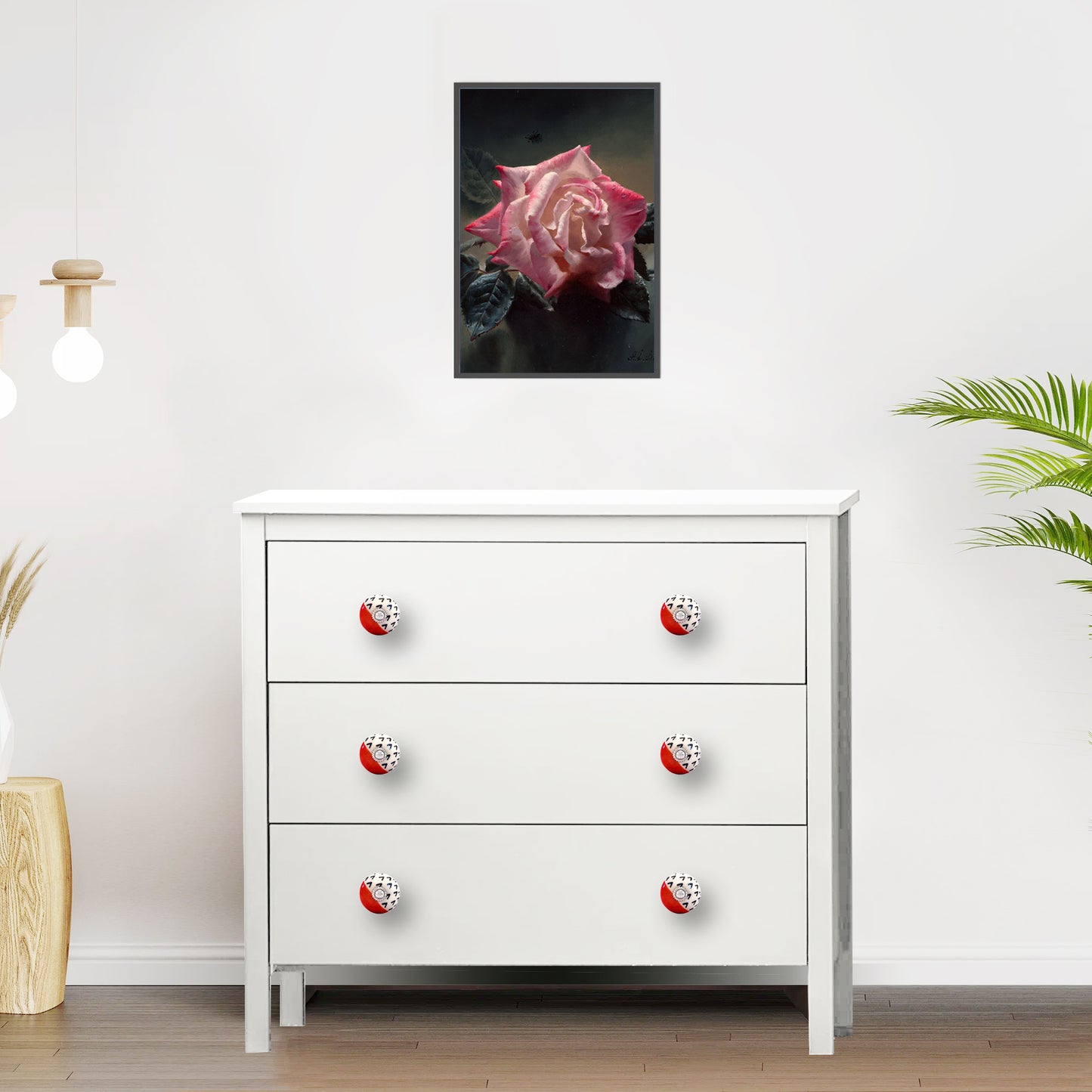Mascot Hardware Scarlet 1-3/5 in. Pattern Drawer Cabinet Knob
