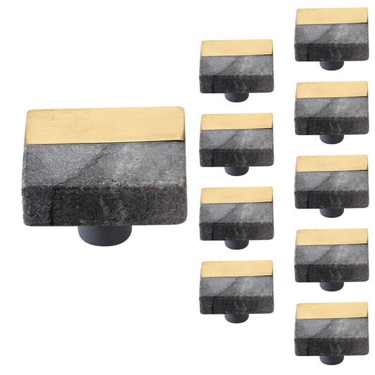 Mascot Hardware 1-5/9 in. Square Drawer Cabinet Knob (Pack of 10)