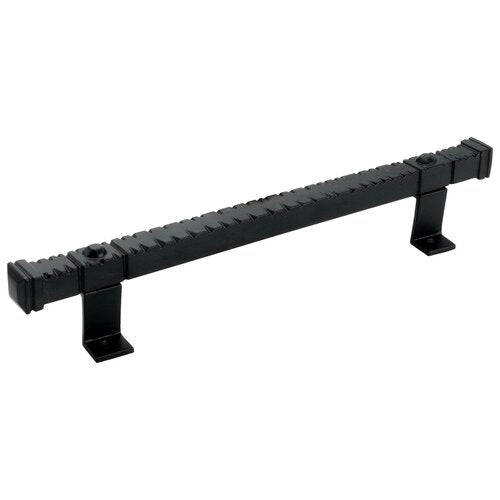 Long Offset 14 in. Black Door Pull Handle