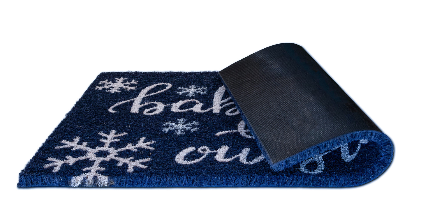 Baby It's Cold Outside Collection 28 in. x 18 in. Non Slip Indoor Outdoor Doormat