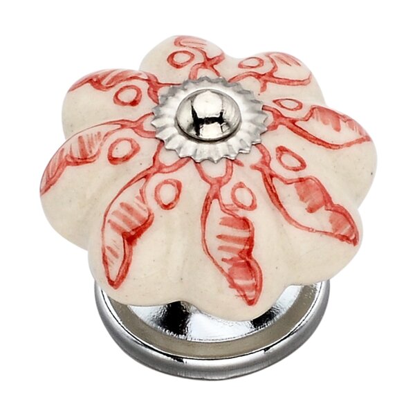 Mascot Hardware Nuovo Garnet 1-4/7 in. Red Drawer Cabinet Knob
