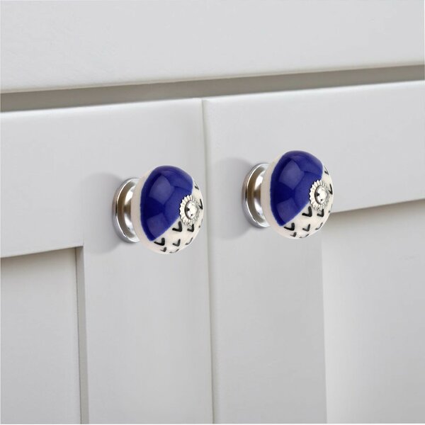 Mascot Hardware Scarlet 1-3/5 in. Pattern Drawer Cabinet Knob
