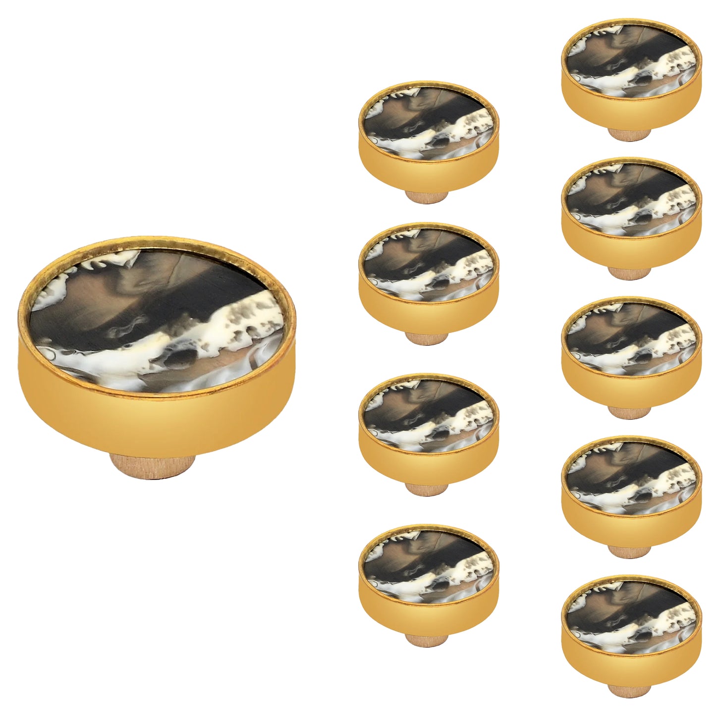 Mascot Hardware Moon Cloud 1-3/5 in. Cabinet Knob (Pack of 10)