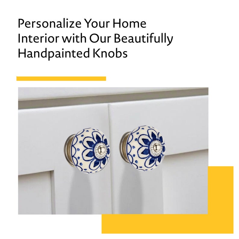 Mascot Hardware Omaha Washed 1-4/7 in. Blue Cabinet Knob (Pack of 10)