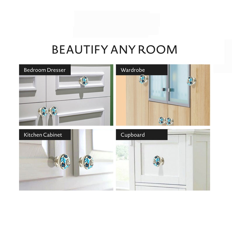 Mascot Hardware Leaf de-Side 1-3/5 in. Black & Cream Cabinet Knob (Pack of 10)