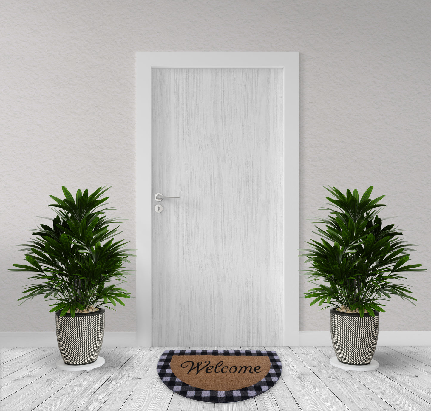 Welcome Natural Coir Non Slip 28 in. x 18 in. Indoor Outdoor Doormat