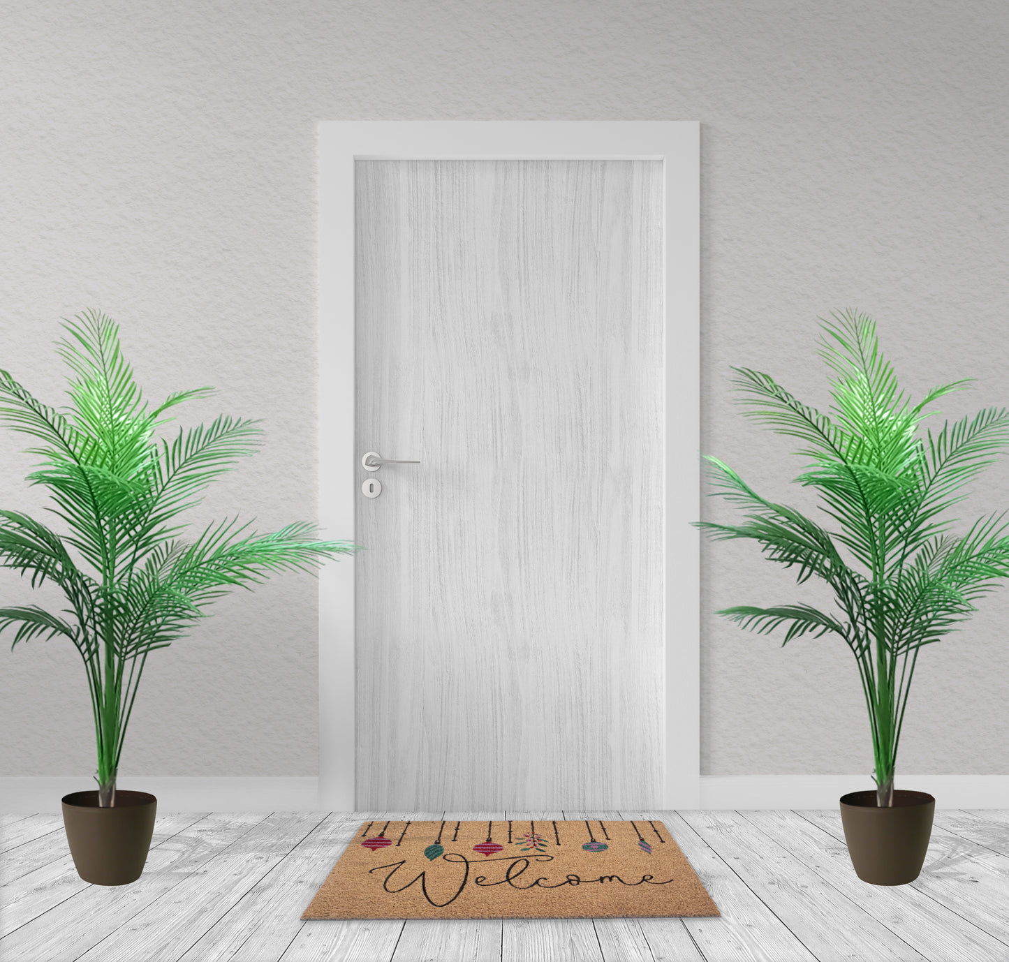 Welcome Mat, 28'' x 18'' Non Slip Front Outdoor Doormat