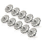 Mascot Hardware Cosmo Flower 1-5/6 in. Distressed White Patina Cabinet Knob (Pack of 10)