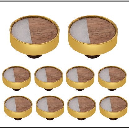 Mascot Hardware Athena 1-3/5 in. Wood & Resin Cabinet Knob (Pack of 10)
