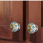 Mascot Hardware Starred 1-3/5 in. Cream & Multicolor Cabinet Knob (Pack of 10)