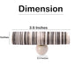 Mascot Hardware Hammer 2-2/5 in. (60mm) White & Black Drawer cabinet Knob