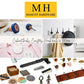 Mascot Hardware Calico 1-4/7 in. Brown & Yellow Drawer Cabinet Knob