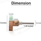 Mascot Hardware Fusion 1-1/2 in. (38mm) Cyan, Wood & Copper Cabinet Knob