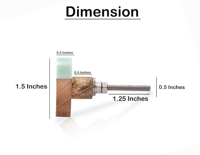 Mascot Hardware Fusion 1-1/2 in. (38mm) Cyan, Wood & Copper Cabinet Knob