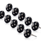 Mascot Hardware Star Constellation 1-3/5 in. Black & White Drawer Cabinet Knob