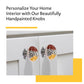Mascot Hardware Long Beach Mushroom Knob Multicolor Drawer Cabinet knob