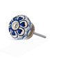 Mascot Hardware Heart Washed 1-4/7 in. Blue Round Cabinet Knob (Pack of 10)