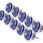 Mascot Hardware Modesto 1-3/5 in. Blue Designer Cabinet Knob (Pack of 10)