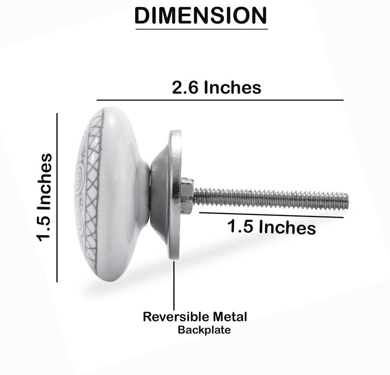 Mascot Hardware New Haven 1-3/5 in. Drawer Cabinet Knob (Pack of 10)
