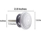 Mascot Hardware Cobble Rosette 1-3/5 in. Yellow, Grey Cabinet Knob (Pack of 10)